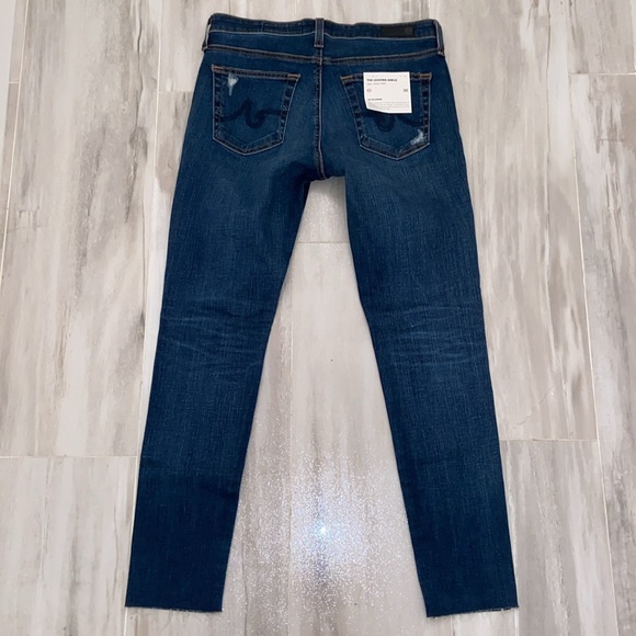 AG-ED Denim The Legging Ankle, Raw Hem, Style: REV1389-SP, 30Rx28, NWT $219 MSRP - Picture 9 of 13